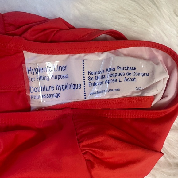 La Blanca Island Goddess High Neck Keyhole One Piece Guava Size 12 - Picture 7 of 7